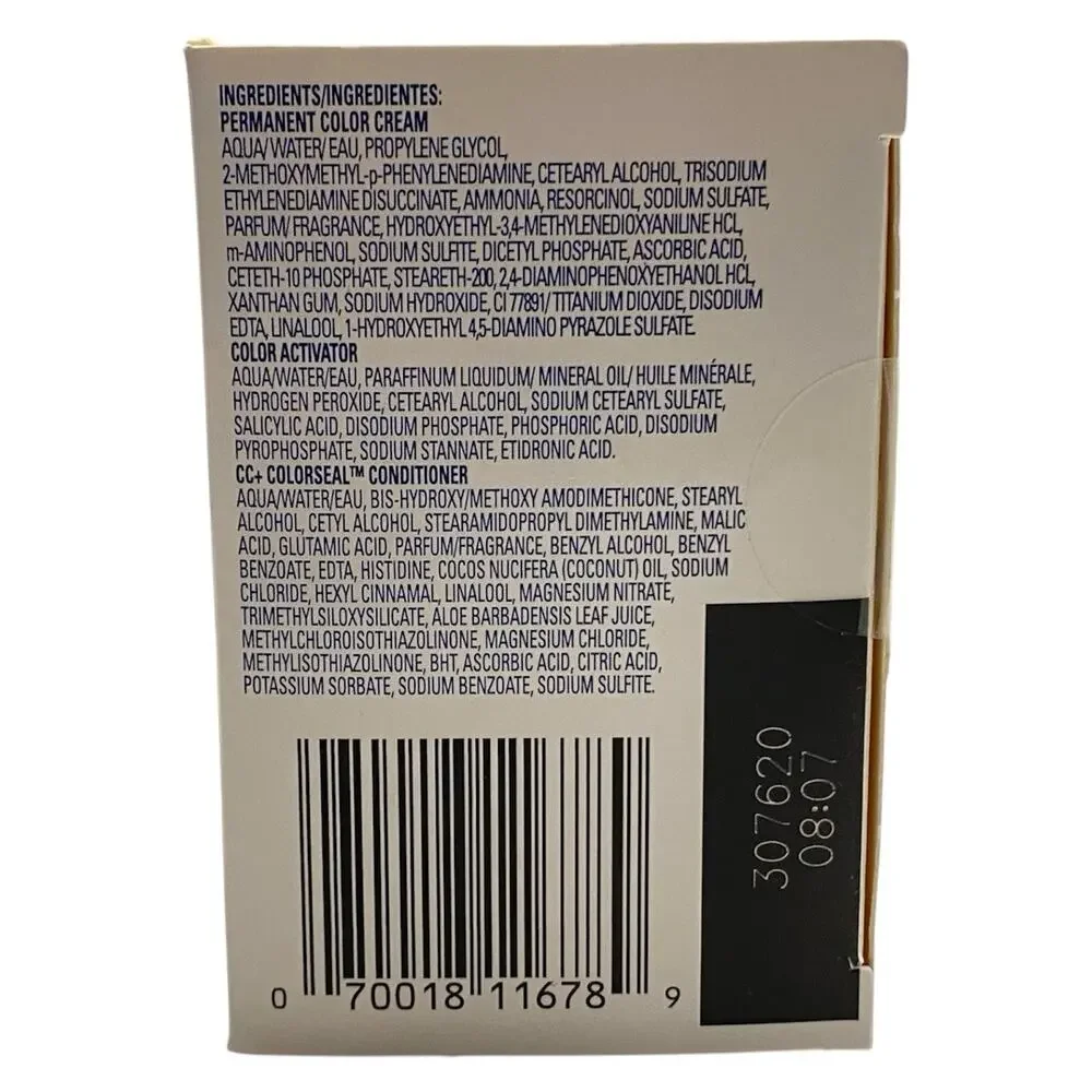 Clairol Nice'n Easy Permanent Hair Dye 3 Brown Black Hair Color, Pack of 3